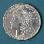 1 доллар 1921, фото №2