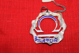 Кулон знак зодиака" Весы" серебро, фото №2