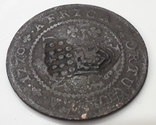 Макута 1/2 макуты 1770 год с признаком. Африка Португалия, numer zdjęcia 11