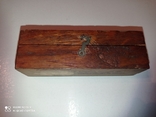 Набор гирек в деревянном футляре со штампом, фото №8