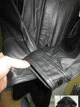 Большая утеплённая женская кожаная куртка с капюшоном CANDA. Голландия. 58р. Лот 975, фото №4