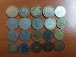 Монеты мира 60 шт без повторов, фото №5