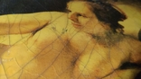 Репродукция Рембрандт "Даная" на дереве, фото №4