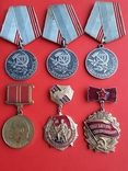 Медалі, значки та кокарди 30 екземплярів, фото №3
