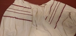  Черниговская сорочка сверху коленкор,низ полотно(выбита белым по белому)., фото №9