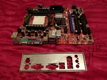Мат. плата 6 ядер MSI K9N6PGM2-V2 AM2+ PCI-E+SVGA+LAN SATA RAID MicroATX 2DDR2, фото №2
