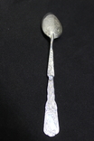 Серебрянная ложечка ручная работа  925 проба вес 19 .5 и13 см длинна, фото №5