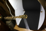Серебрянная ложечка ручная работа  925 проба вес 19 .5 и13 см длинна, фото №11