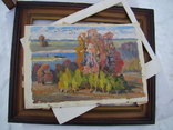 Картина художника Мынка А.Ф. 1994 года "Барви осені", фото №3