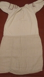 Сорочка выбита белым по белому.(сверху коленкор низ полотно), фото №6