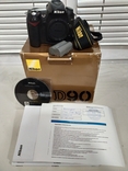 Nikon D90 пробег 80 тыс. в коробке с документами, фото №2