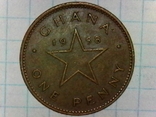 Гана 1 пенни, 1958, фото №3