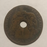 Французский Индокитай 1 сантимет, 1919 г., фото №3