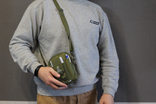 Тактическая универсальная сумка - с ремнём Mini warrior с системой M.O.L.L.E (Олива), фото №6