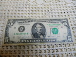 5 долларов 1988, фото №2