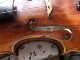 Скрипка 4/4с этикетом тон дал Леман в 1912 году концертная, игровая, фото №2