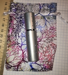 Механический атомайзер (флакон) для парфюма, 5 мл / серебристый + бонус, фото №2