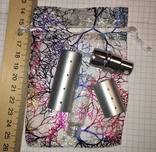 Механический атомайзер (флакон) для парфюма, 5 мл / серебристый + бонус, фото №5