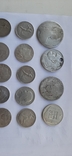 Монеты серебро, лом 25 шт., фото №8