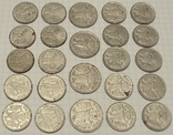 10,20 рублей-не магнитные 1992 г. и 10 рублей 1993 г.-магнитные, фото №7