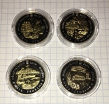 Лот монет 5 гривень: області / 2014 рік – 1 шт, 2017 рік – 3 шт., фото №5