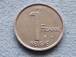 Бельгия 1 франк 1997 года, фото №2