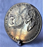 Настольная медаль 70 лет ВЧК - КГБ СССР, фото №2