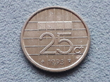 Нидерланды 25 центов 1993 года, фото №2
