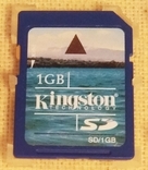 Торг карта памяти Kingston 1Gb Taiwan 2003г., фото №2