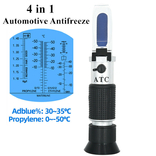 Рефрактометр тестер антифриза теплоносителя электролита AdBlue ATC, фото №3
