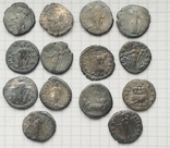 Римські динарії 14 шт, фото №4