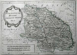 1790 Молдова Украина, места сражений рус.-тур. войн (карта 44х31 Верже) СерияАнтик, фото №2