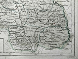 1790 Молдова Украина, места сражений рус.-тур. войн (карта 44х31 Верже) СерияАнтик, фото №7