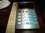 Японский калькулятор Brother 418e в чехле периода 90-х, фото №6