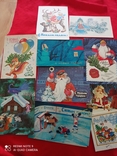 10 Новогодних открыток СССР, есть двойные, фото №2