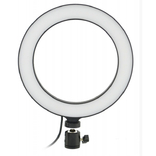 Кольцевая LED лампа 20 см селфи кольцо, фото №2