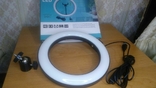 Кольцевая LED лампа 20 см селфи кольцо, фото №8