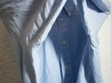 Мужская рубашка Burberry 54 56свободная винтаж хлопок флаги длинный рукав лого, фото №7