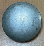 Серебряная пудреница 875 пробы с узором, фото №4
