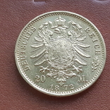 20 марок 1872 Пруссия., фото №5