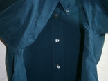 Свободная L рубашка винтаж плотный хлопок бренд лого Hugo Boss, фото №9