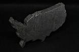 Залізний метеорит Aletai, карта США USA, 108,6 грам, із сертифікатом автентичності, фото №7