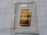 Золотий злиток 1 грам, 999,9, ПРАВЕКС-БАНК., фото №4