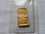 Gold bar 1 gram, 999.9, Pravex-Bank., photo number 9