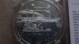 1 доллар 1991  Канада Корабль Франтенак  Сертификат серебро, фото №4