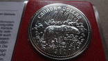 1 доллар 1980  Канада Белый медведь  Сертификат серебро, фото №4