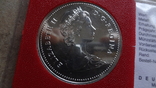 1 доллар 1980  Канада Белый медведь  Сертификат серебро, фото №7