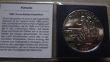 1 доллар 1990 Канада Экспедиция Генри Келси Сертификат серебро, фото №3