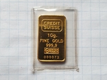 A gold bar of 10 grams, 999.9., photo number 2