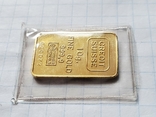 A gold bar of 10 grams, 999.9., photo number 4